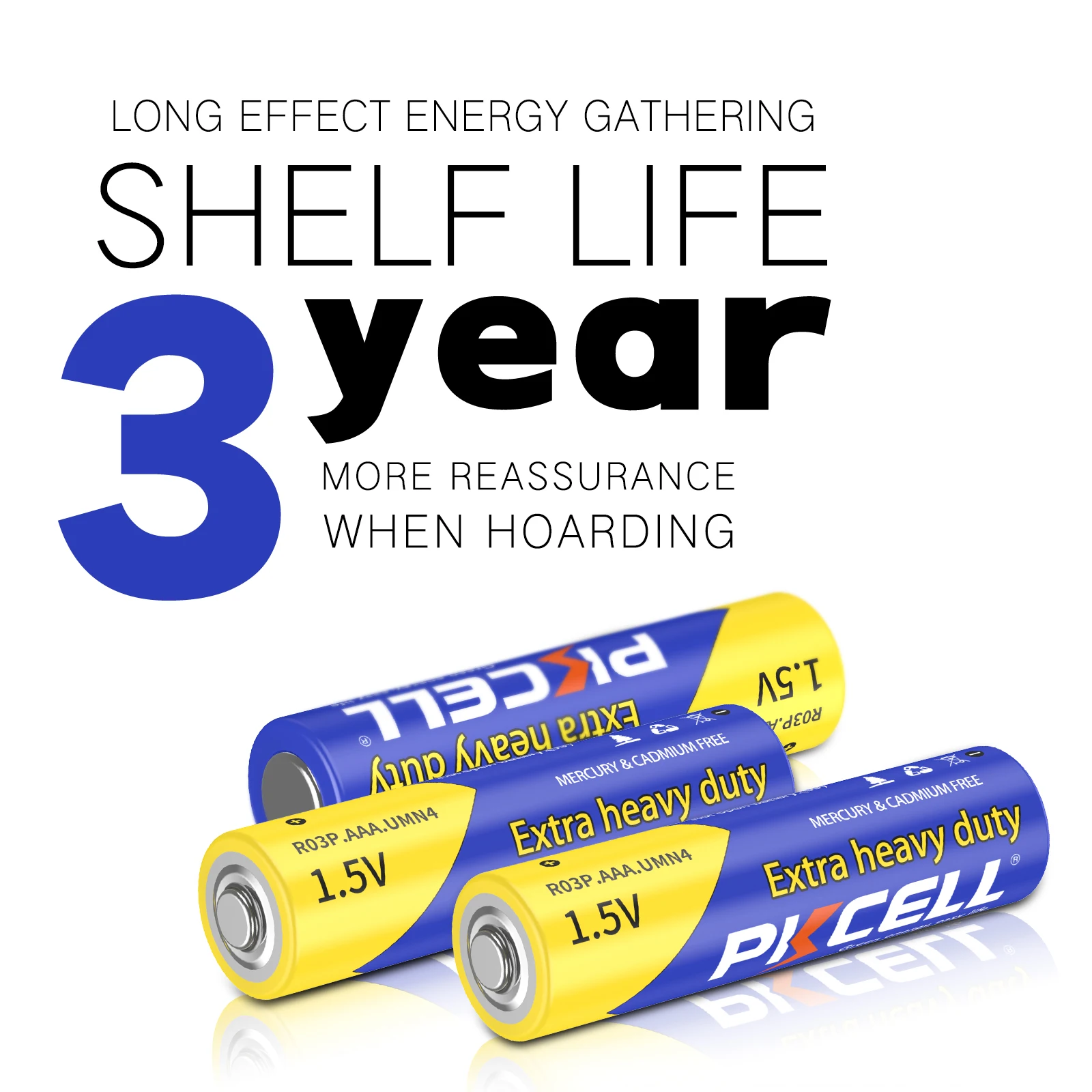 60PC PKCELL R03P UM4 AAA Battery 1.5V carbon Bateries 3A Heavy Duty Batteries forset top box,Oximeterforehead temperature gun