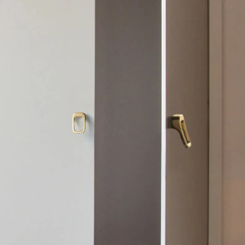 Goo-Ki Bronze Color Cabinet Door Handle Antique style three-dimensional handle Wardrobe Drawer Long Handle Drawer Pulls