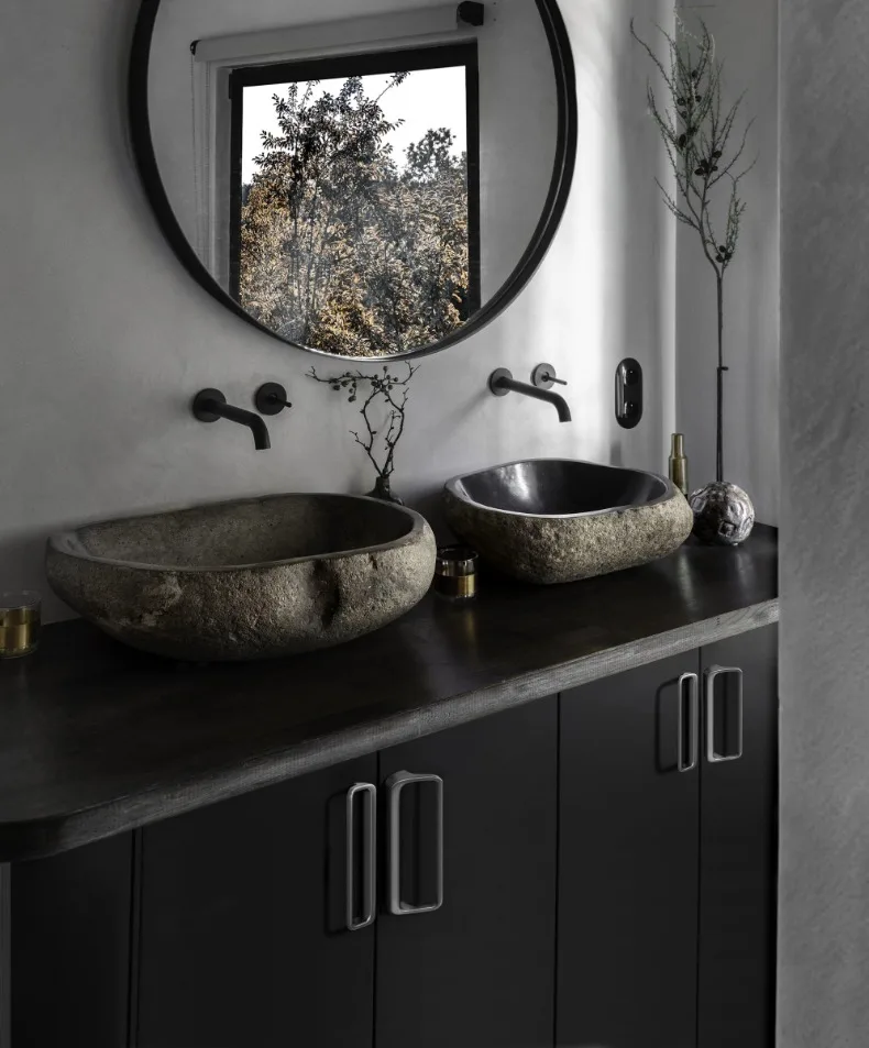 Goo-Ki Bronze Color Cabinet Door Handle Antique style three-dimensional handle Wardrobe Drawer Long Handle Drawer Pulls
