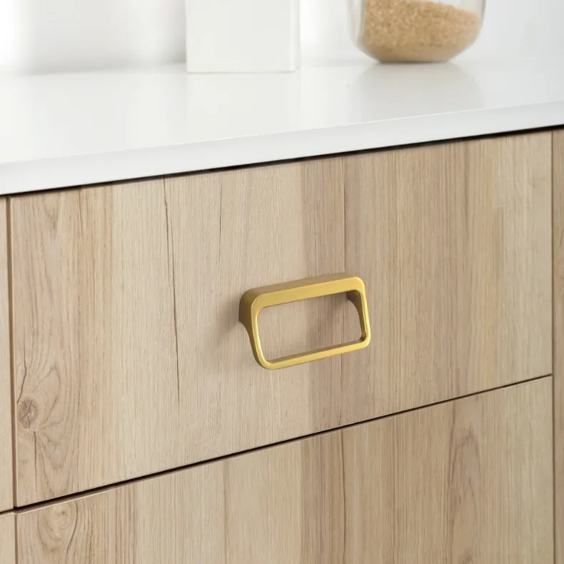 Goo-Ki Bronze Color Cabinet Door Handle Antique style three-dimensional handle Wardrobe Drawer Long Handle Drawer Pulls