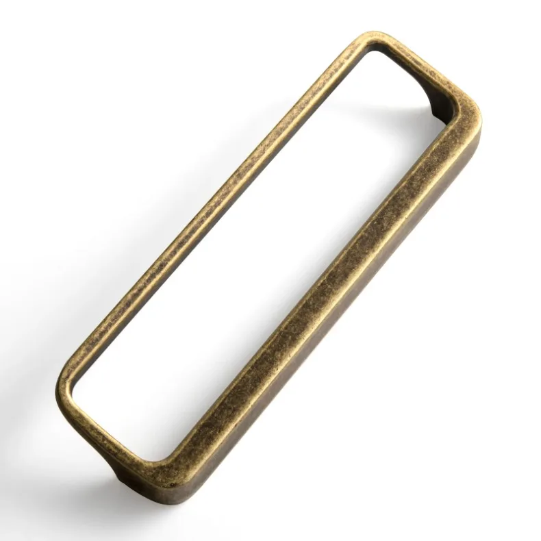 Goo-Ki Bronze Color Cabinet Door Handle Antique style three-dimensional handle Wardrobe Drawer Long Handle Drawer Pulls