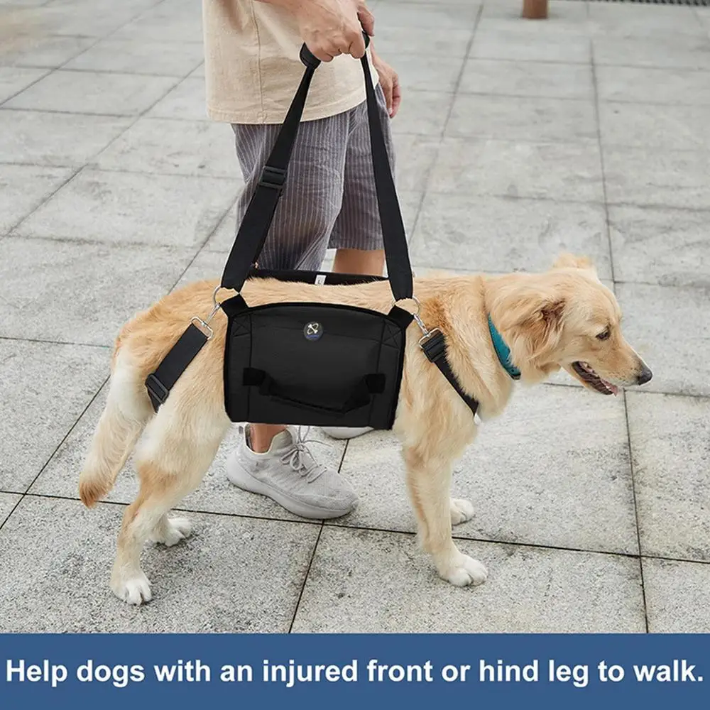 Dog Sling Carrier For Large Dogs Support Recovery Sling Breathable Stair Helper Adjustable Heavy Duty Walking Aid For Disabled