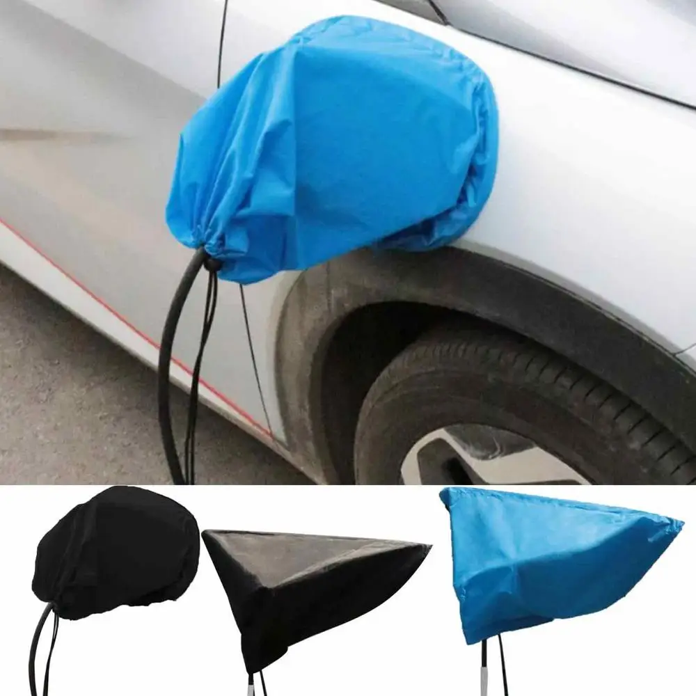 Electric Vehicle Charging Cover EV Charger Car Cover Waterproof Electric Car Charger Port Magnetic Rain Cover Car Accessories