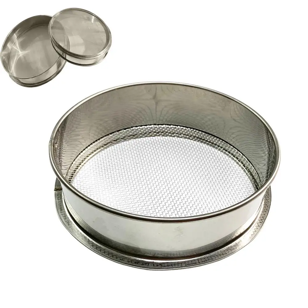Garden Home Stainless Steel Meaty Garden Compost Soil Stone Sieve Mesh Filtration Gardening Tool 20/30cm 8 Mesh