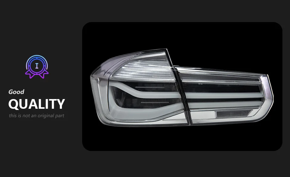 AKD Tail Lamp for BMW F30 F35 F80 LED Tail Light 2013-2019 3 series 320I 325I Rear Fog Brake Turn Signal Automotive Accessories