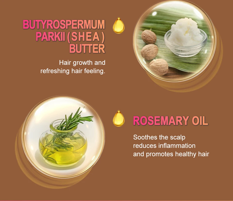 7pc Batana Oil Product Fast Hair Growth Oil For Men Hair Growing Spray Anti Hair Loss Shampoo Butter Hair Mask Hair Care Capsule