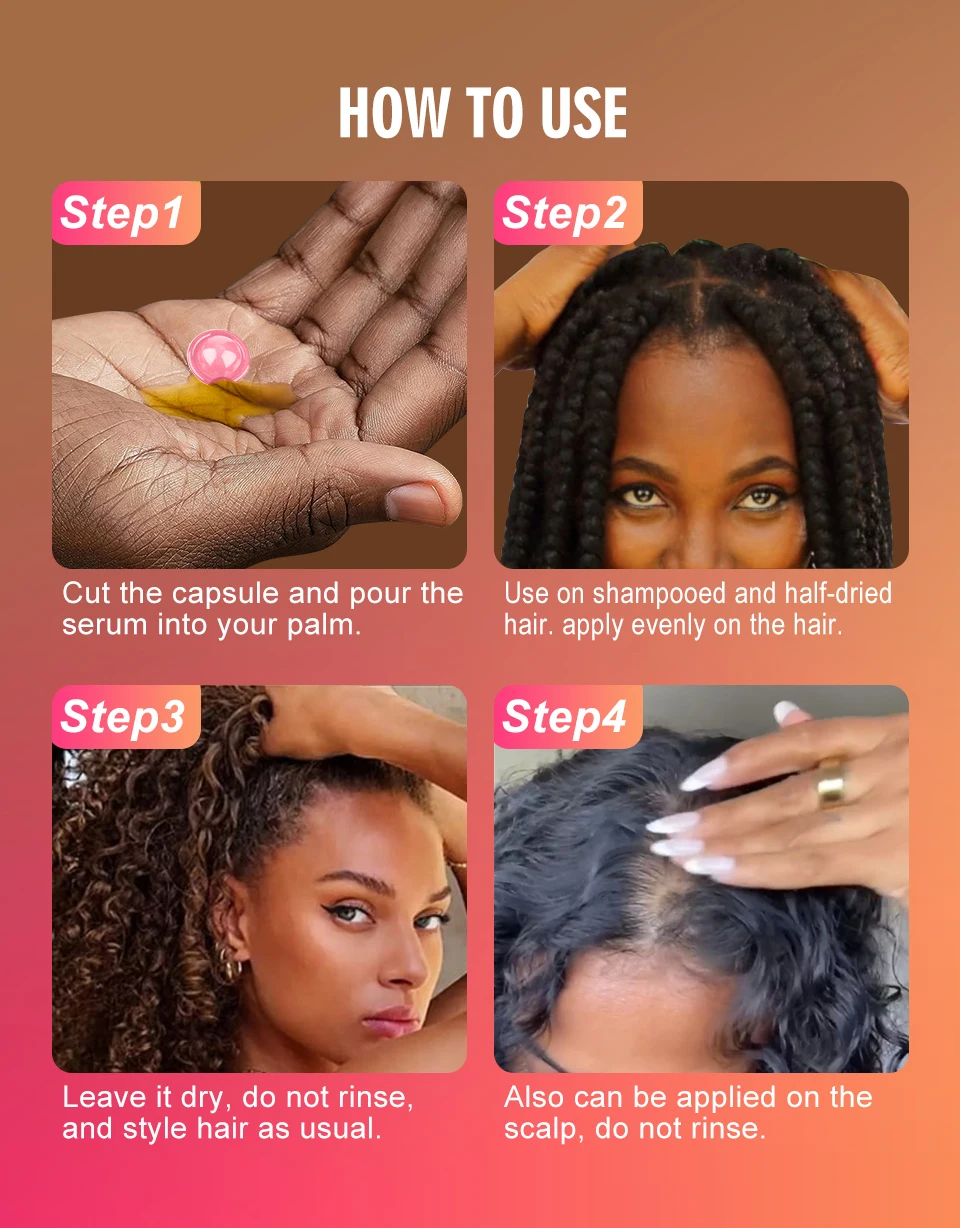 7pc Batana Oil Product Fast Hair Growth Oil For Men Hair Growing Spray Anti Hair Loss Shampoo Butter Hair Mask Hair Care Capsule