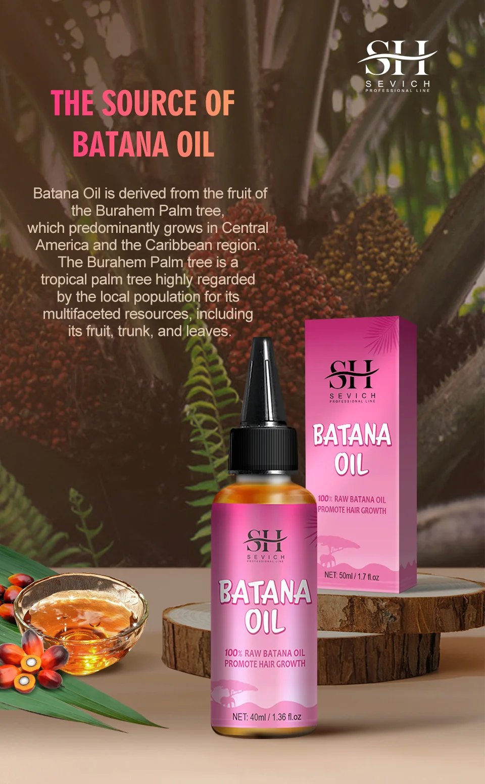 7pc Batana Oil Product Fast Hair Growth Oil For Men Hair Growing Spray Anti Hair Loss Shampoo Butter Hair Mask Hair Care Capsule