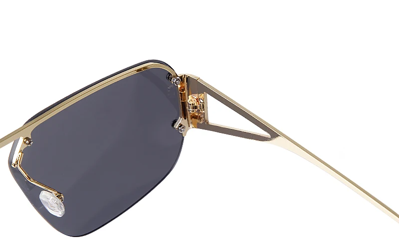 SORVINO 2024 Ovesized Square Sunglasses Women Men Retro Aviation Sun Glasses Rimless Metal Frame Gradient Shades UV400 Eyewear