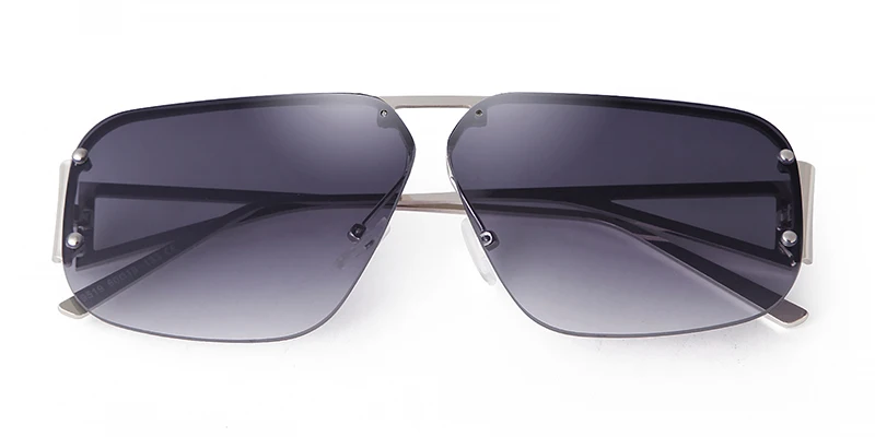 SORVINO 2024 Ovesized Square Sunglasses Women Men Retro Aviation Sun Glasses Rimless Metal Frame Gradient Shades UV400 Eyewear