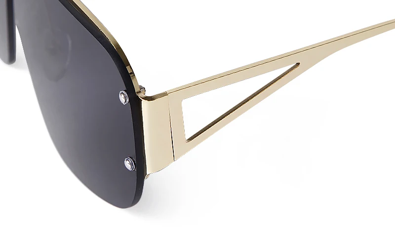 SORVINO 2024 Ovesized Square Sunglasses Women Men Retro Aviation Sun Glasses Rimless Metal Frame Gradient Shades UV400 Eyewear