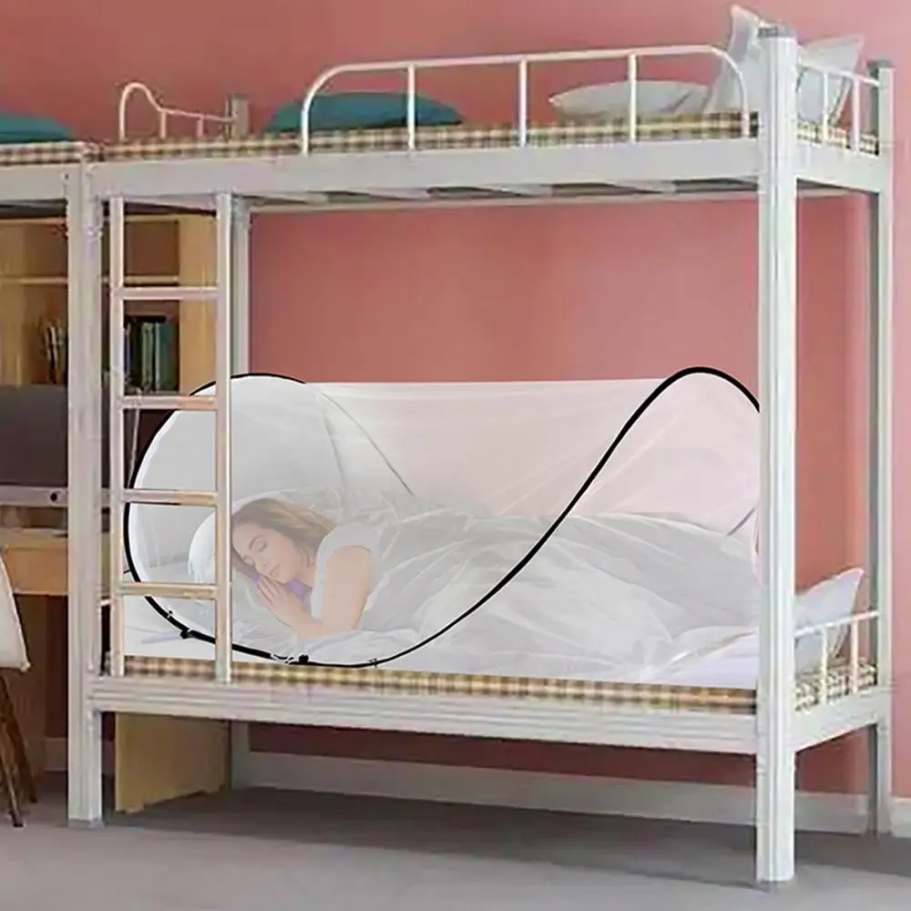 Folding Bed Tent Portable Mosquito Net Outdoor Hiking Travelling Tent Indoor Dormitory Bed Mesh Tent Camping Fly Net Tent
