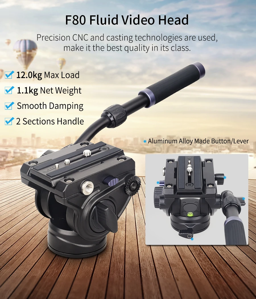 INNOREL NT404C Professional Heavy Camera Tripod 40mm Tube 30kg Maxload Bowl Tripod Super Stable Top Bird Watching Camera Bracket