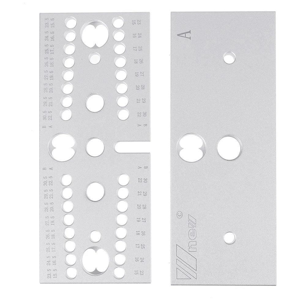 ENJOYWOOD 3 In 1 Dowel Jig Woodworking Hole Puncher Drill Guide Positioning Hole Opener DIY Drilling Guide 7/8/10MM M14 M18