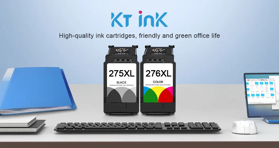 Ink Cartridge 275 276 XL Compatible for PG275XL CL276XL canon Printer Ink Black Tri-Color for Pixma TS3520 TS3500 TS3522 TR4700