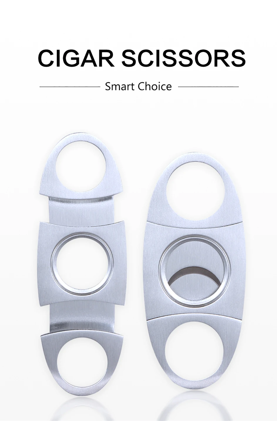 GALINER Cigar Cutter Puro New Luxury Charuto Clipper Cigar Cutter Guillotine With Gift Box Accessories Cigar Scissors