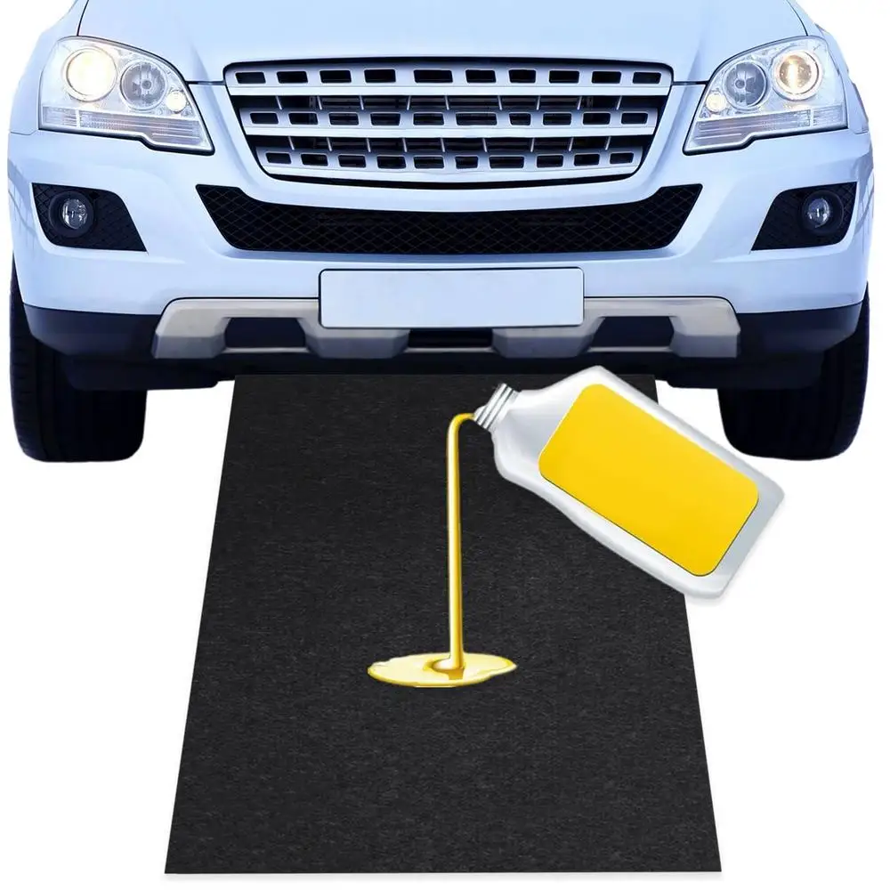 Garage Floor Mats Non-Slip Oil Spill Floor Protector Under Car Mat Automotive Maintenance Oil Absorbent Pad For Dustbins