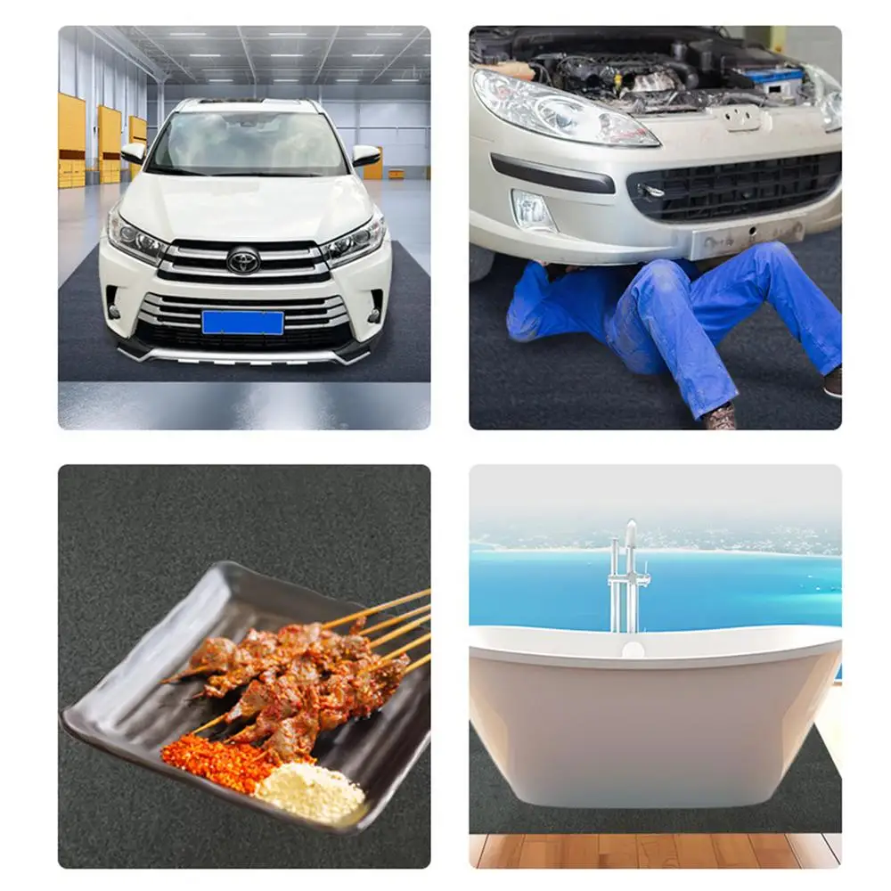 Garage Floor Mats Non-Slip Oil Spill Floor Protector Under Car Mat Automotive Maintenance Oil Absorbent Pad For Dustbins
