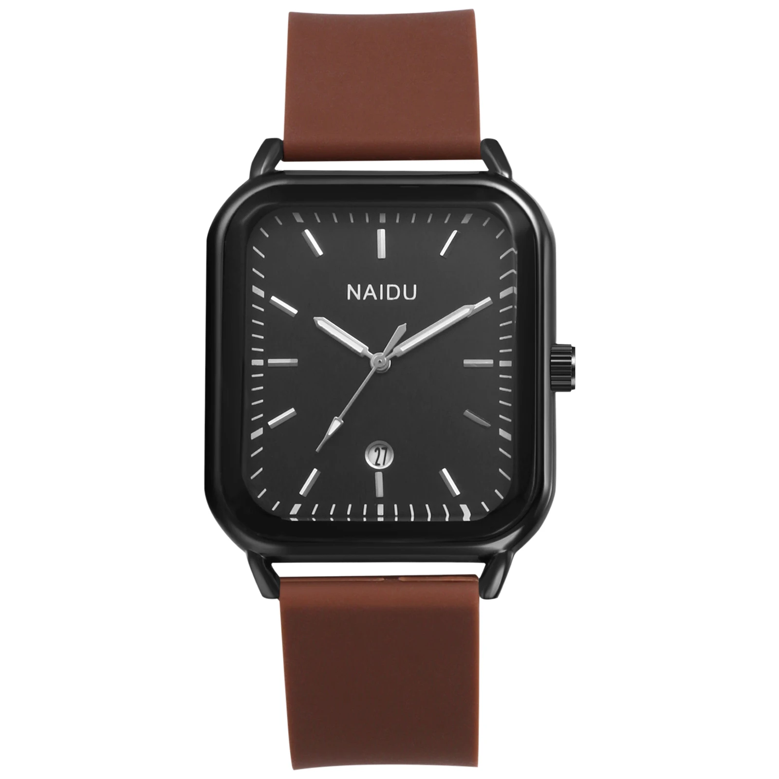 LANCARDO Silicone Sports Watch Men's and Women's Fashion Casual Analog Quartz Rectangular Watch Anniversary Gift