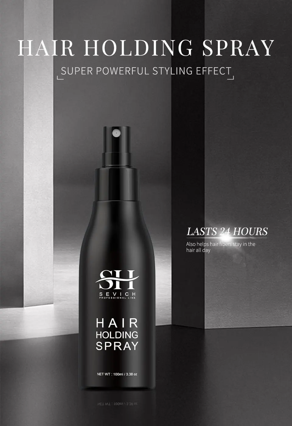 3pcs Hair Fibers Set Keratin Hair Building Styling Powder Hair Loss Instant Regrowth Thickening Powders Hairline Beard Filling