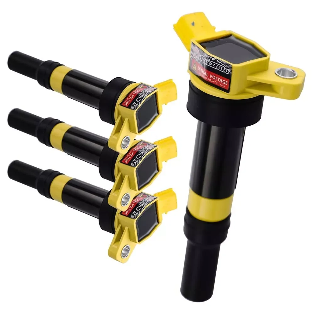 Carbole Ignition Coil Pack & Iridium Spark Plug for Hyundai Elantra Tucson Kia Soul 2.0L