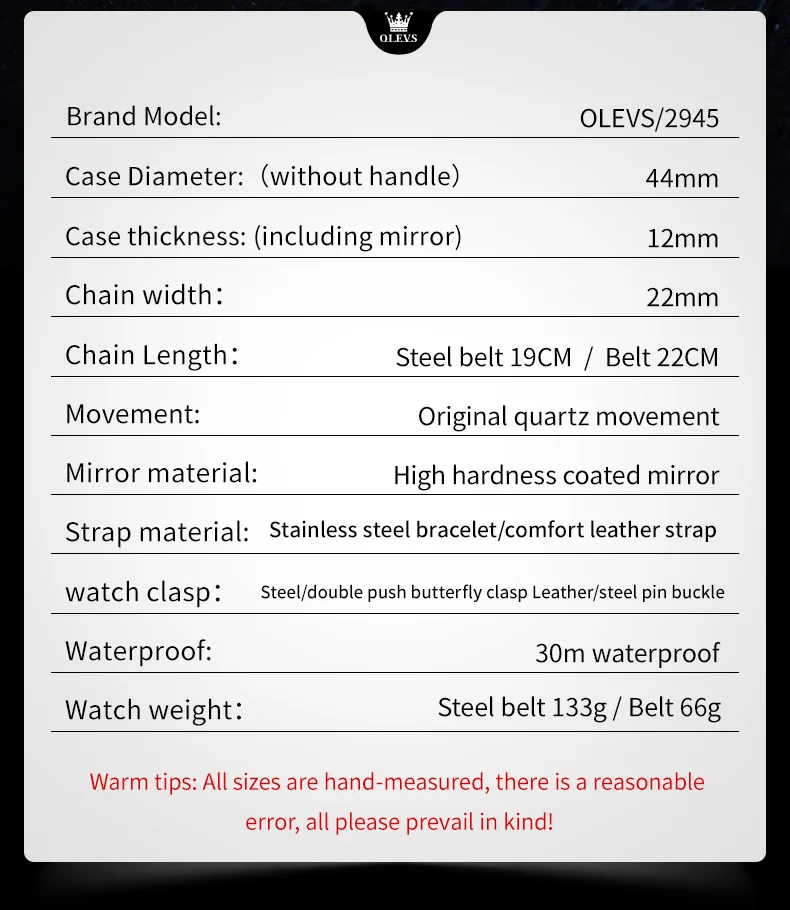 OLEVS Original Watch for Men Multifunction Chronograph Waterproof Moon Phase Auto Date Male Hand Clock 2024 NEW Wristwatch Man