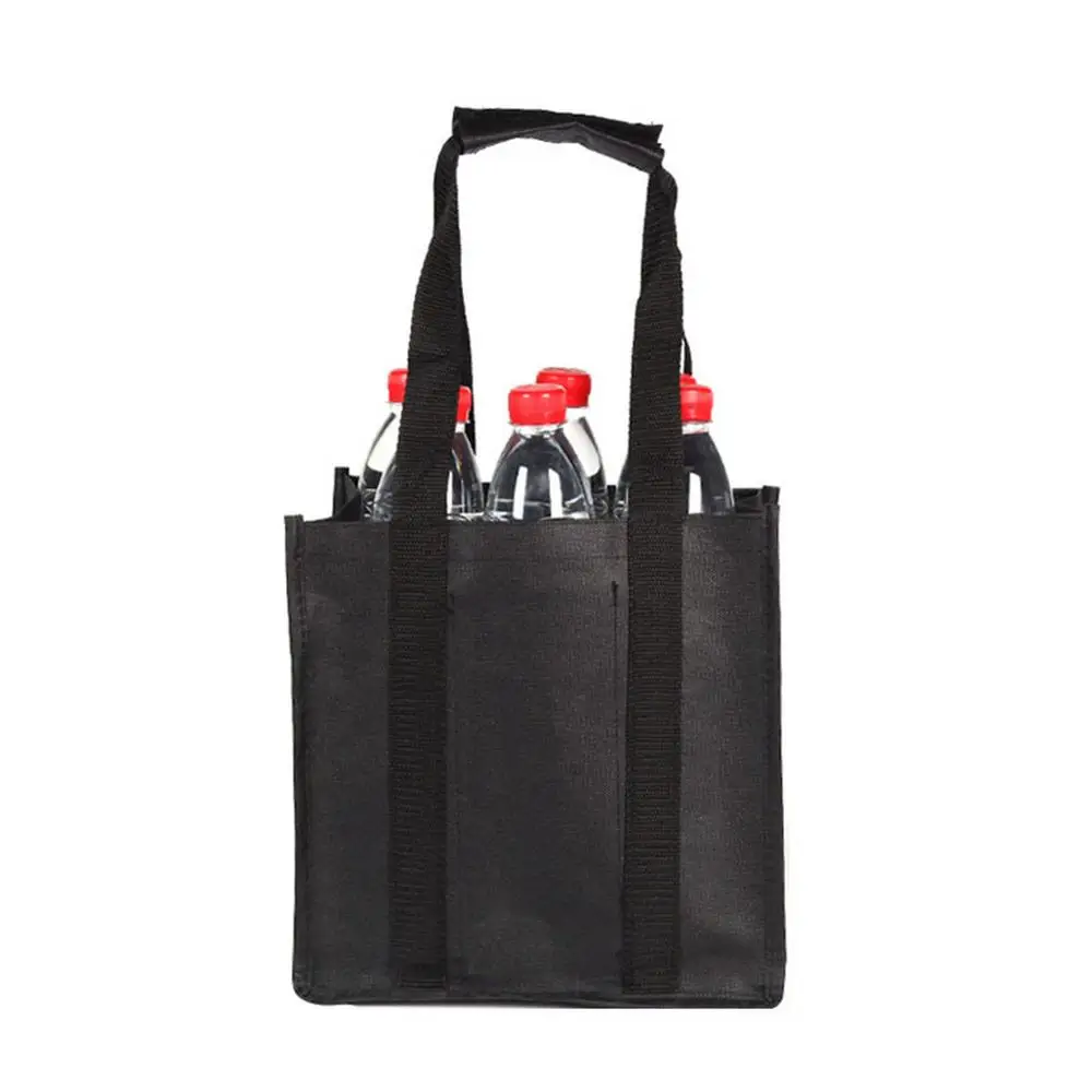 Liquor Carrier Bag Reusable Wine Carrier Bag For Travel Secure Wine Bags Travel Wine Bottle Holder Convenient For Outdoor