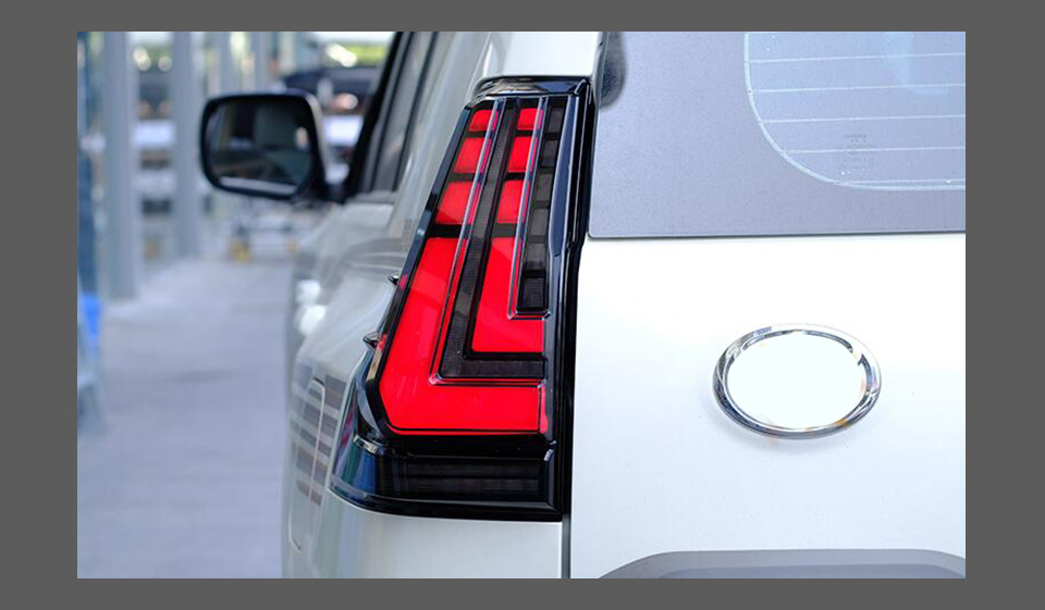 AKD Tail Lamp for Toyota Land Cruiser Prado LED Tail Light 2010-2020 Prado Rear Fog Brake Turn Signal Automotive Accessories