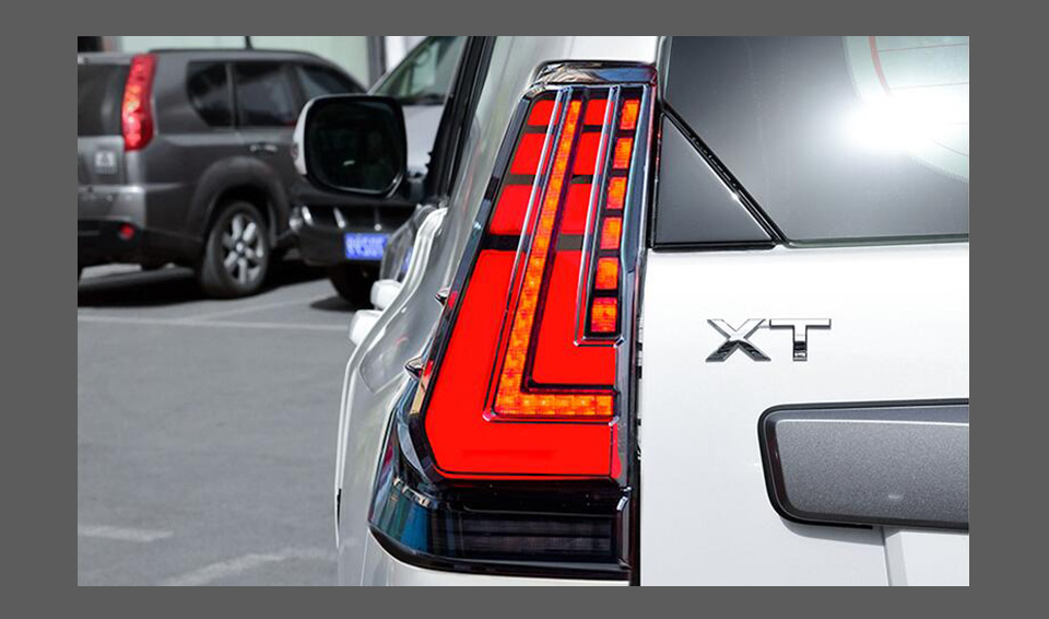 AKD Tail Lamp for Toyota Land Cruiser Prado LED Tail Light 2010-2020 Prado Rear Fog Brake Turn Signal Automotive Accessories