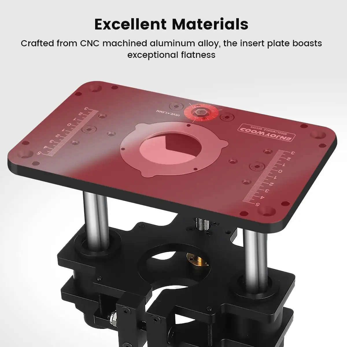 ENJOYWOOD GD7 PRO Router Lift for 65mm 69mm Wood Router Table Set Up Lift with Plate Precision Woodworking Tool