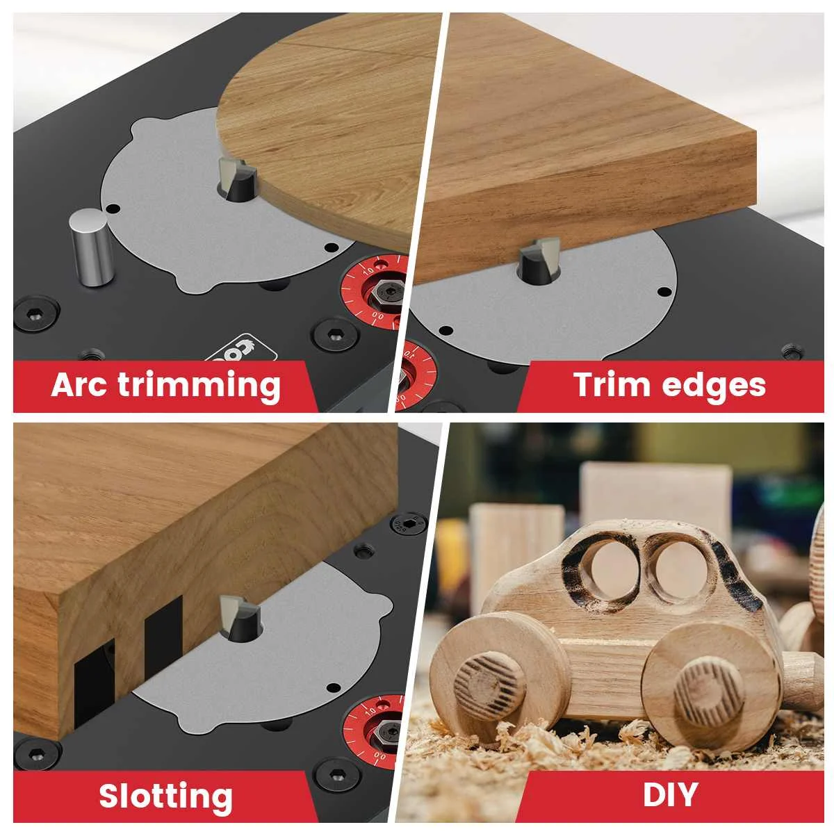 ENJOYWOOD GD7 PRO Router Lift for 65mm 69mm Wood Router Table Set Up Lift with Plate Precision Woodworking Tool
