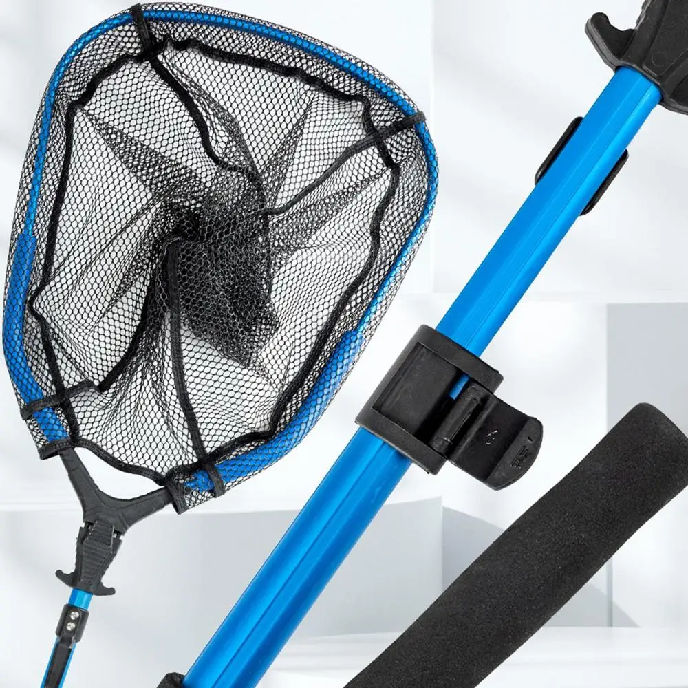 Folding Fishing Net Retractable Foldable Fishing Net Aluminum Alloy Fishing Gear Portable Fishing Landing Net Fishing Tackle