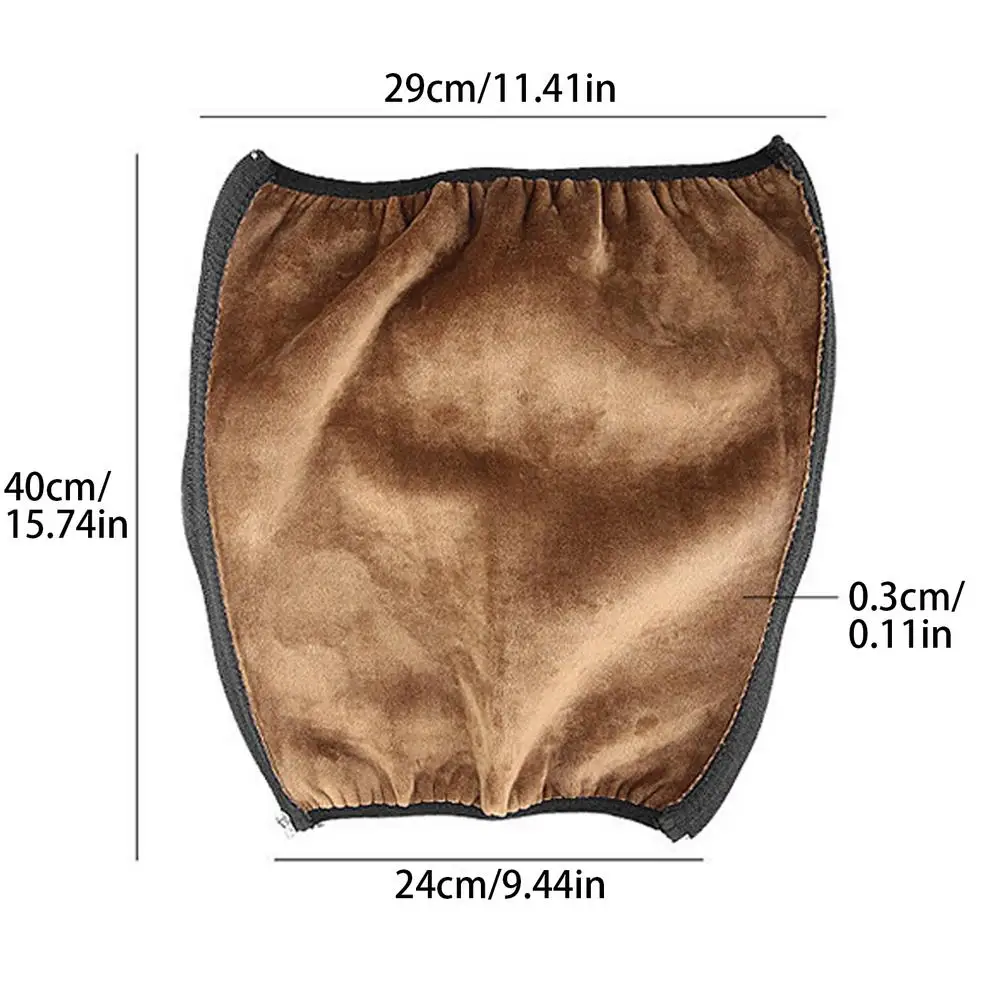 Women Men Winter Knee Warmers Fleece Lined Knee Sleeve Soft Knee Pads Cashmere Thickened Wool Knee Pads For Joint