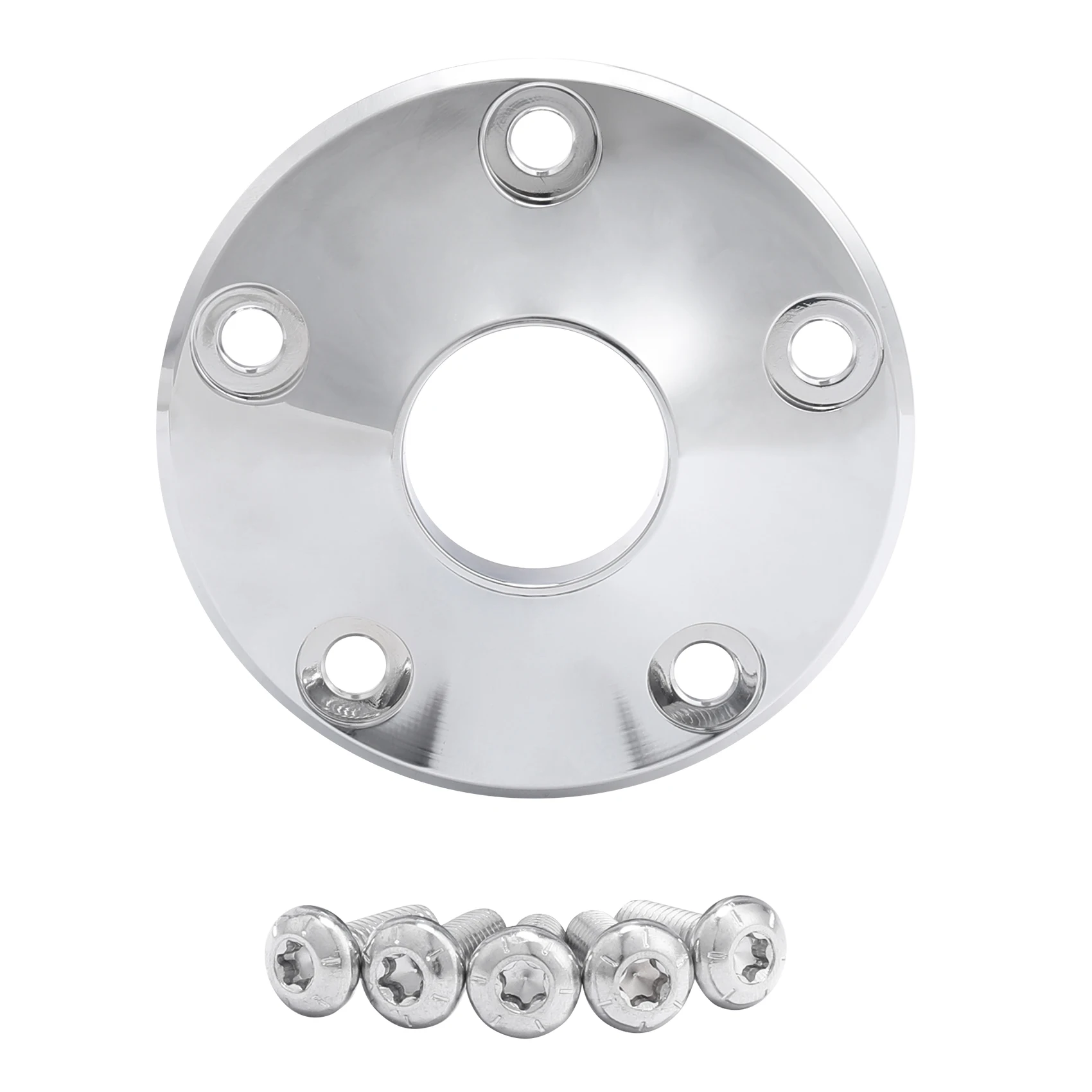 Motorcycle Dual Disc Front Wheel Hub Cap Cover For Harley Touring Street Road Glide Non ABS 2008-2021