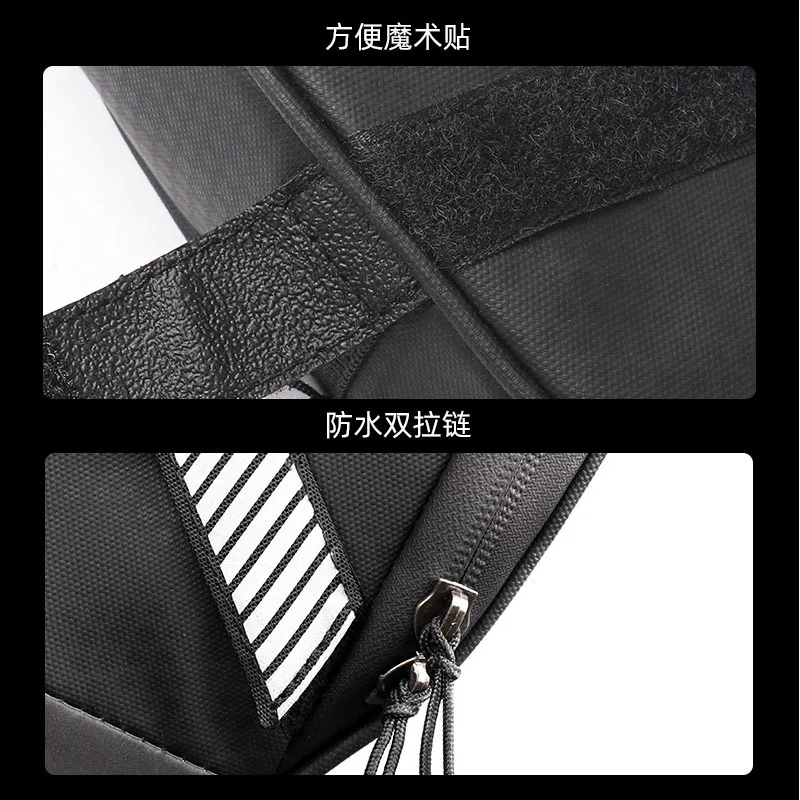 1PC 1.5-2L Black Bicycle Bag Mountain Bike Tool Tail Bag Cushion Saddle Bag Riding Cyling Equipment