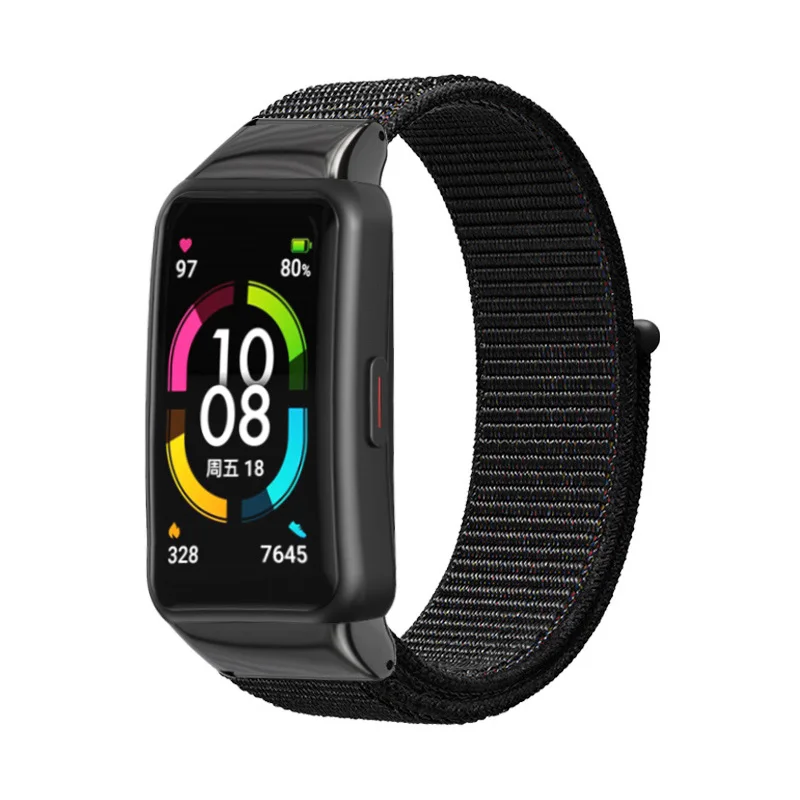 Nylon bracelet For Huawei Band 6 Strap 6 Pro correa Smartwatch accessories Replacement belt Breathable Sport Honor Band 6 Strap