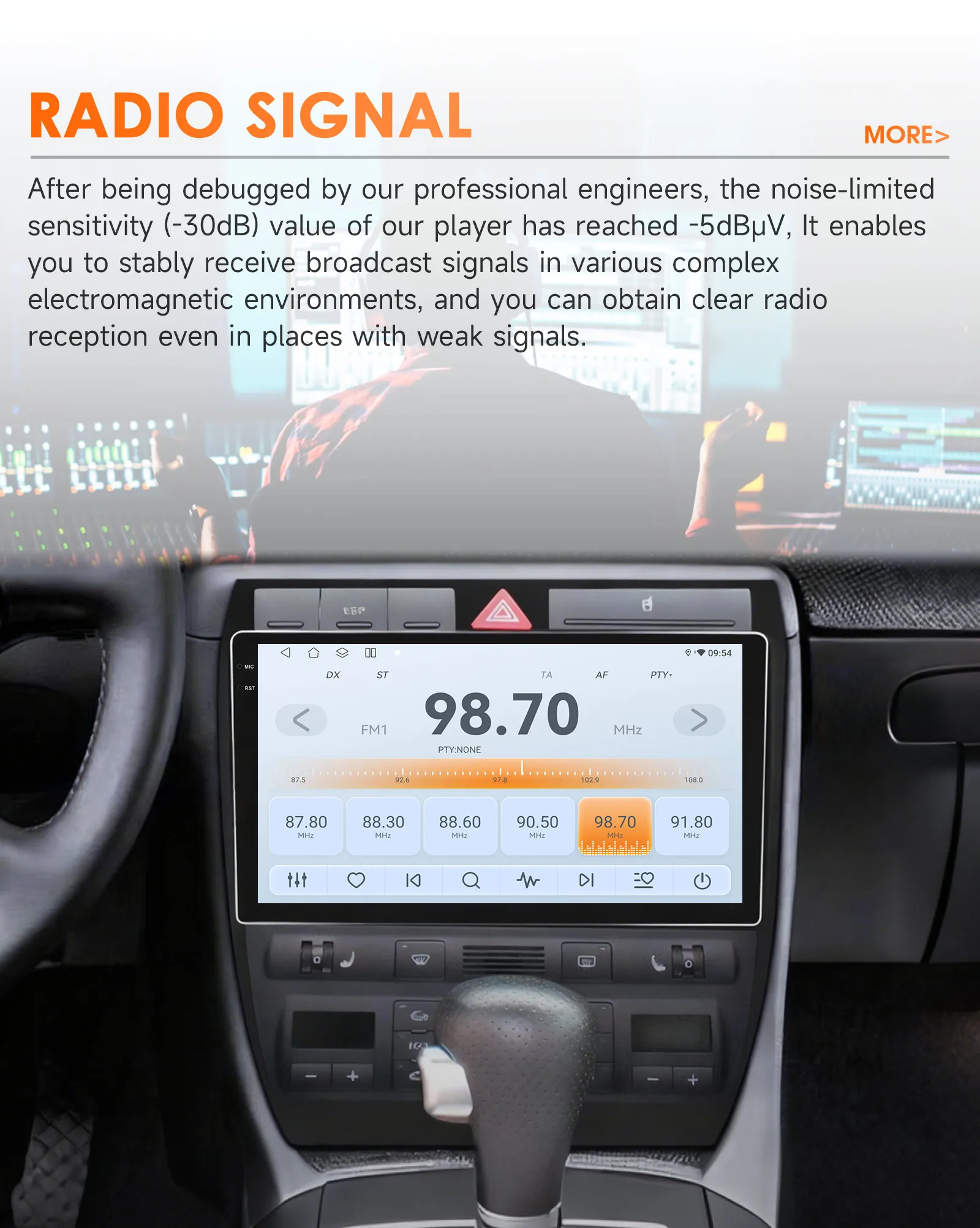 Hizpo 8G 128G Car Radio Carplay For Audi A6 C5 2 RS6 S6 1997 - 2004 GPS 1280*720P Android 13 Auto 2din Multimedia Player Stereo