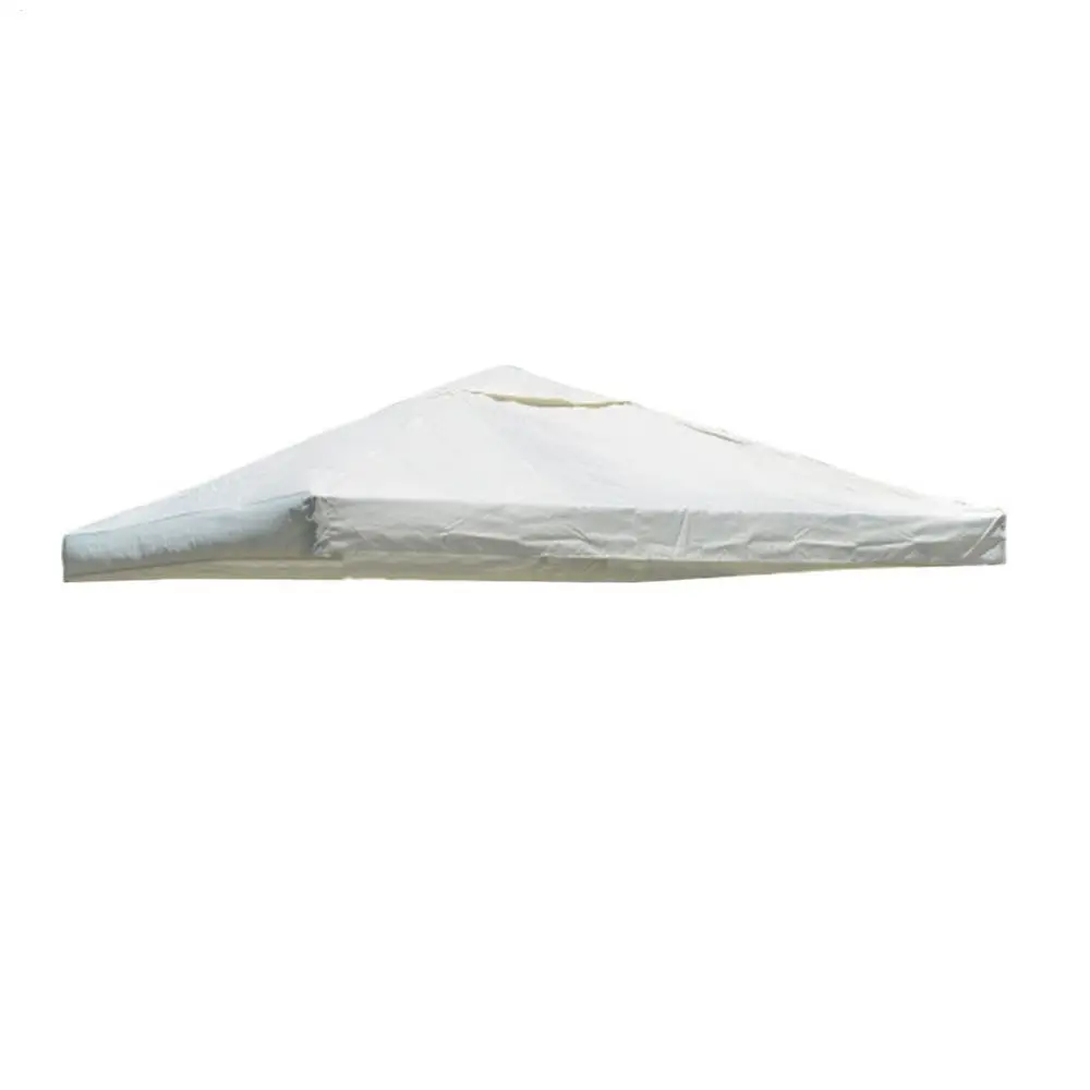 3*3m Double Layer Outdoor Tent Top Cover Patio Gazebo Top Cover Replacement Cover For Outdoor Yard Camping Hiking