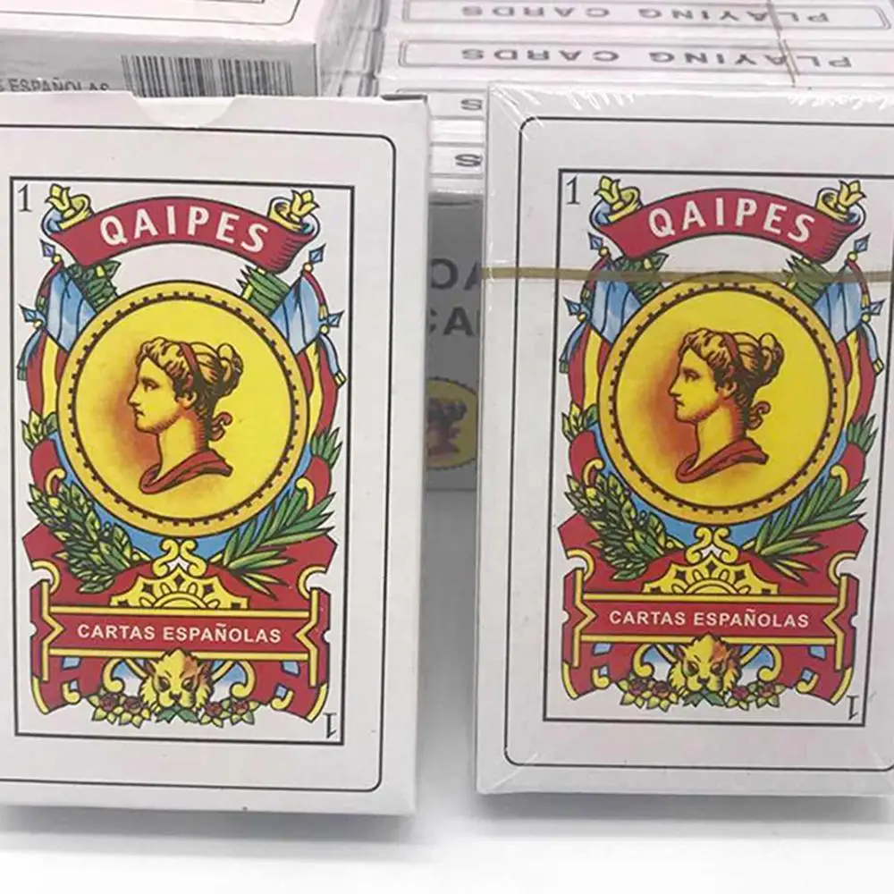 50 Cards Deck Spanish Playing Cards Magic Props Family Party Board Game Poker Cards Game