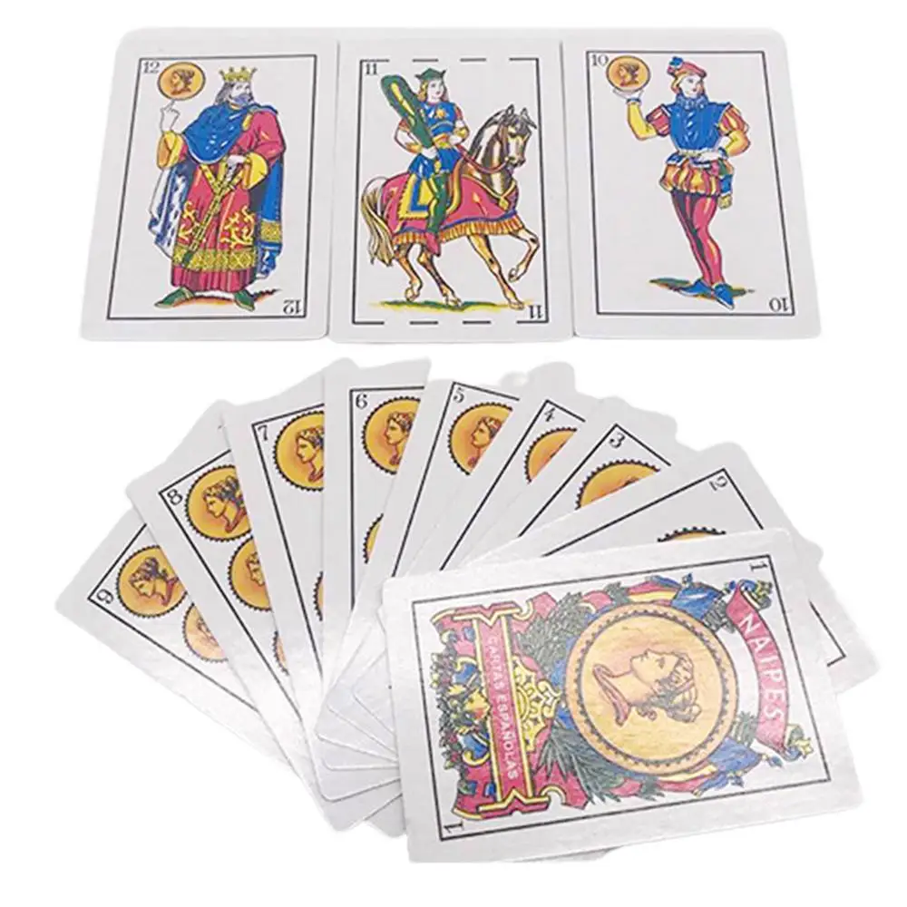 50 Cards Deck Spanish Playing Cards Magic Props Family Party Board Game Poker Cards Game