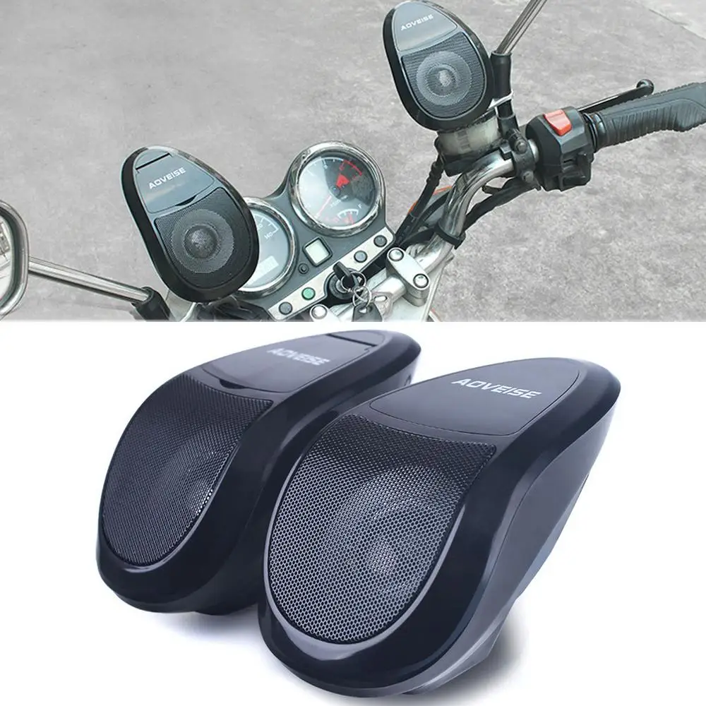 12V Portable B luetooth Speaker For Motorcycle Wireless Bicycle Speaker With Loud Sound B luetooth 5.0 Waterproof Outdoor Speake