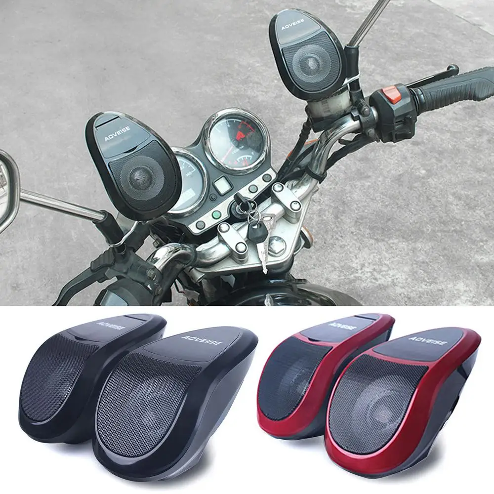 12V Portable B luetooth Speaker For Motorcycle Wireless Bicycle Speaker With Loud Sound B luetooth 5.0 Waterproof Outdoor Speake