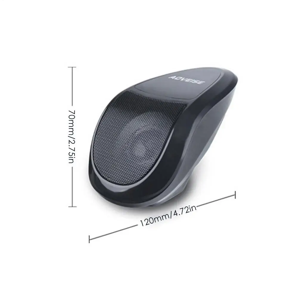 12V Portable B luetooth Speaker For Motorcycle Wireless Bicycle Speaker With Loud Sound B luetooth 5.0 Waterproof Outdoor Speake