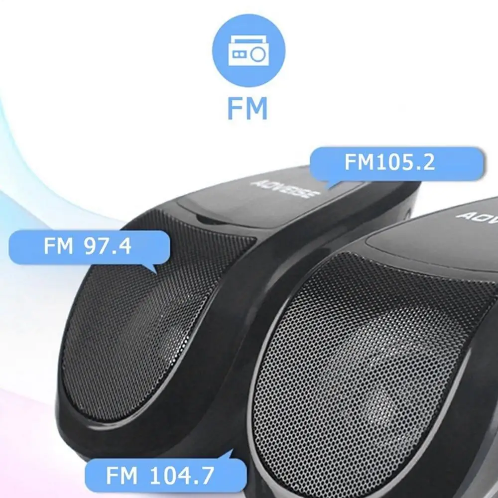 12V Portable B luetooth Speaker For Motorcycle Wireless Bicycle Speaker With Loud Sound B luetooth 5.0 Waterproof Outdoor Speake