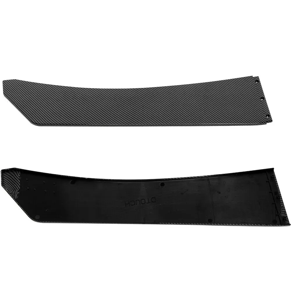 for Toyota Corolla Hatchback Car Front Bumper Lip Body Kit Spoiler Canard Splitter Diffuser Protector Covers with Strut Rod