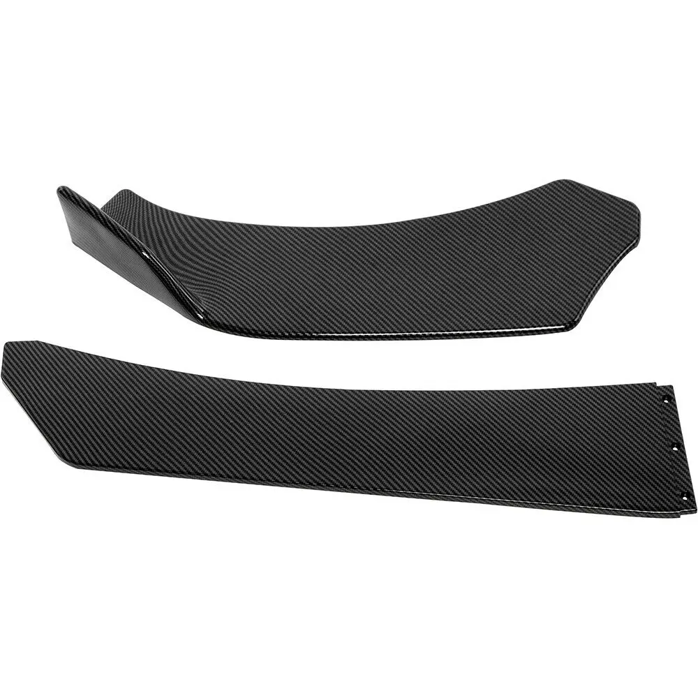 for Toyota Corolla Hatchback Car Front Bumper Lip Body Kit Spoiler Canard Splitter Diffuser Protector Covers with Strut Rod