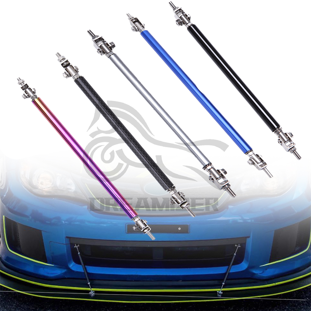 for Toyota Corolla Hatchback Car Front Bumper Lip Body Kit Spoiler Canard Splitter Diffuser Protector Covers with Strut Rod