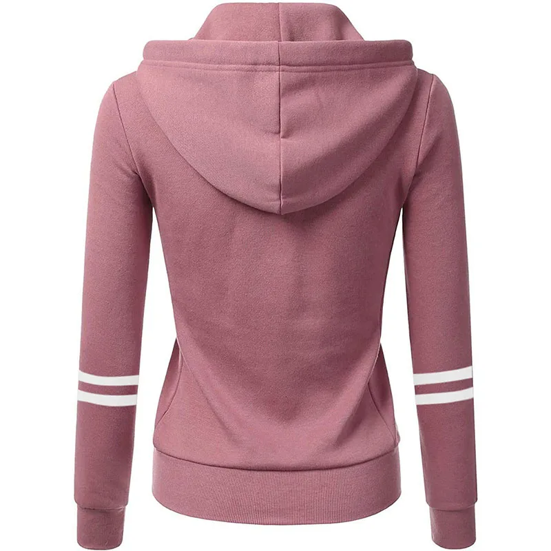 Women Winter Polyester Hoody Jackets Top Quality Windproof Jackets Outdoor Thick Fabric Jogging Jacket