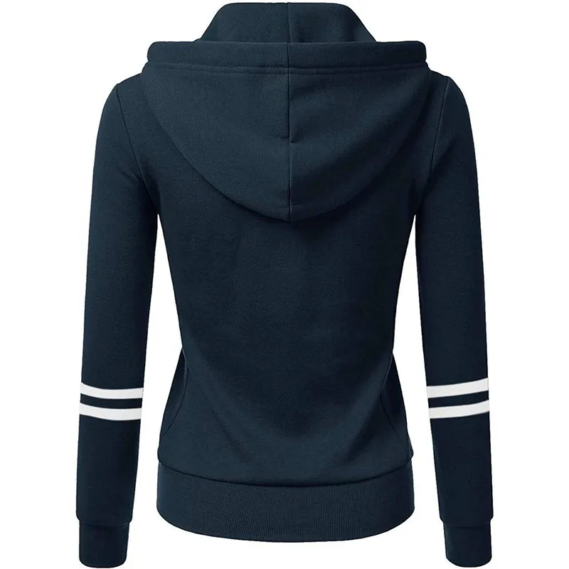 Women Winter Polyester Hoody Jackets Top Quality Windproof Jackets Outdoor Thick Fabric Jogging Jacket