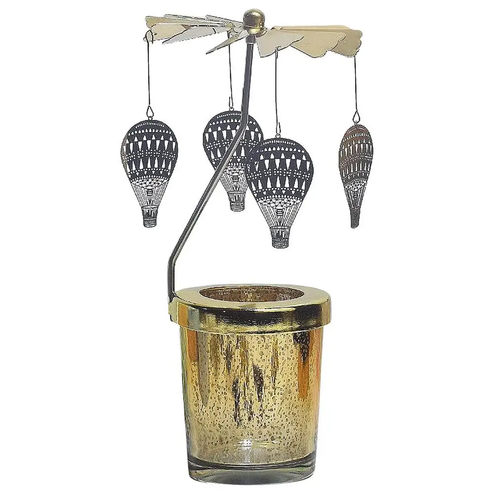 Carousel Aromatherapy Candle Revolving Scenic Lantern Candlestick Tray Girl Dream Dreamcatcher Fragrance Candlestick Decor